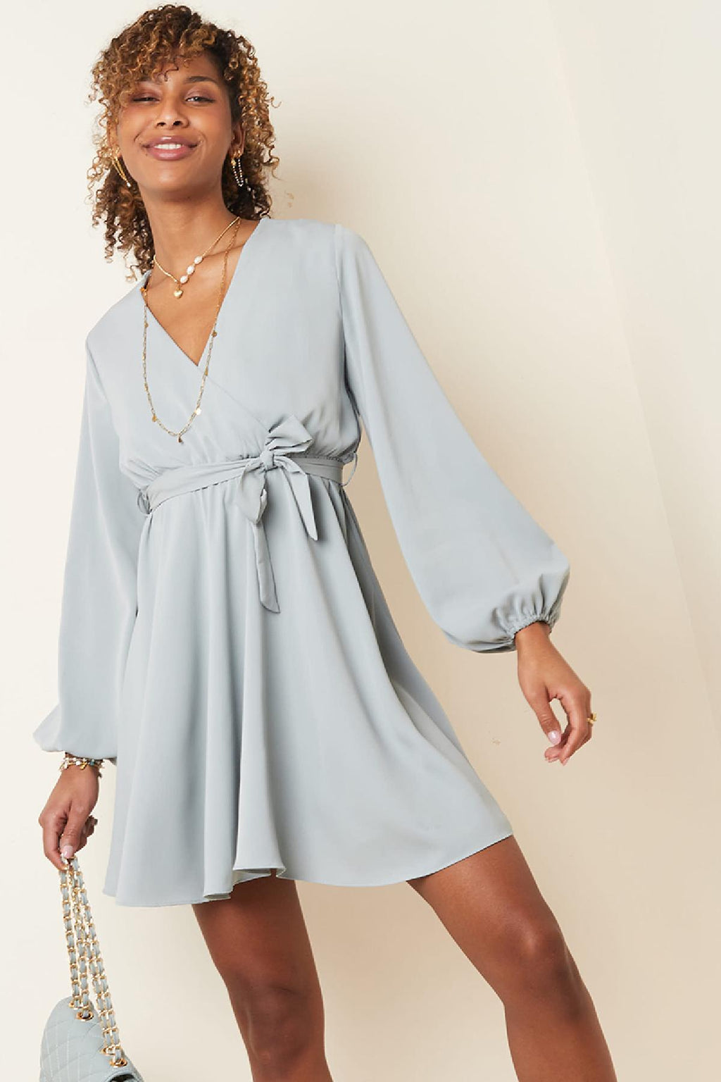 Chiffon dress Black S