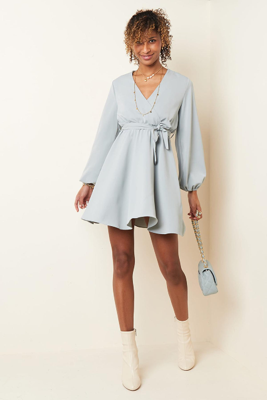 Chiffon dress Black S