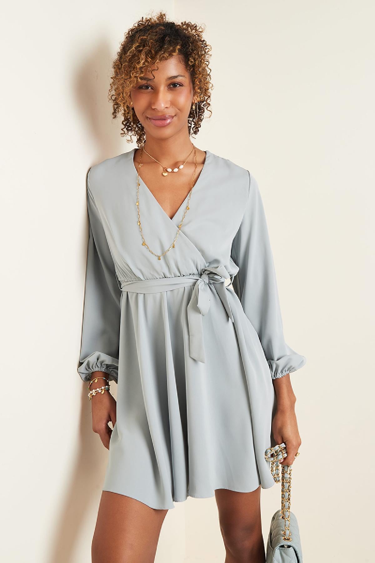 Chiffon dress Black S