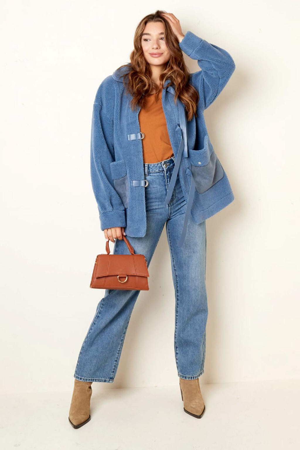 Teddy coat - Black S