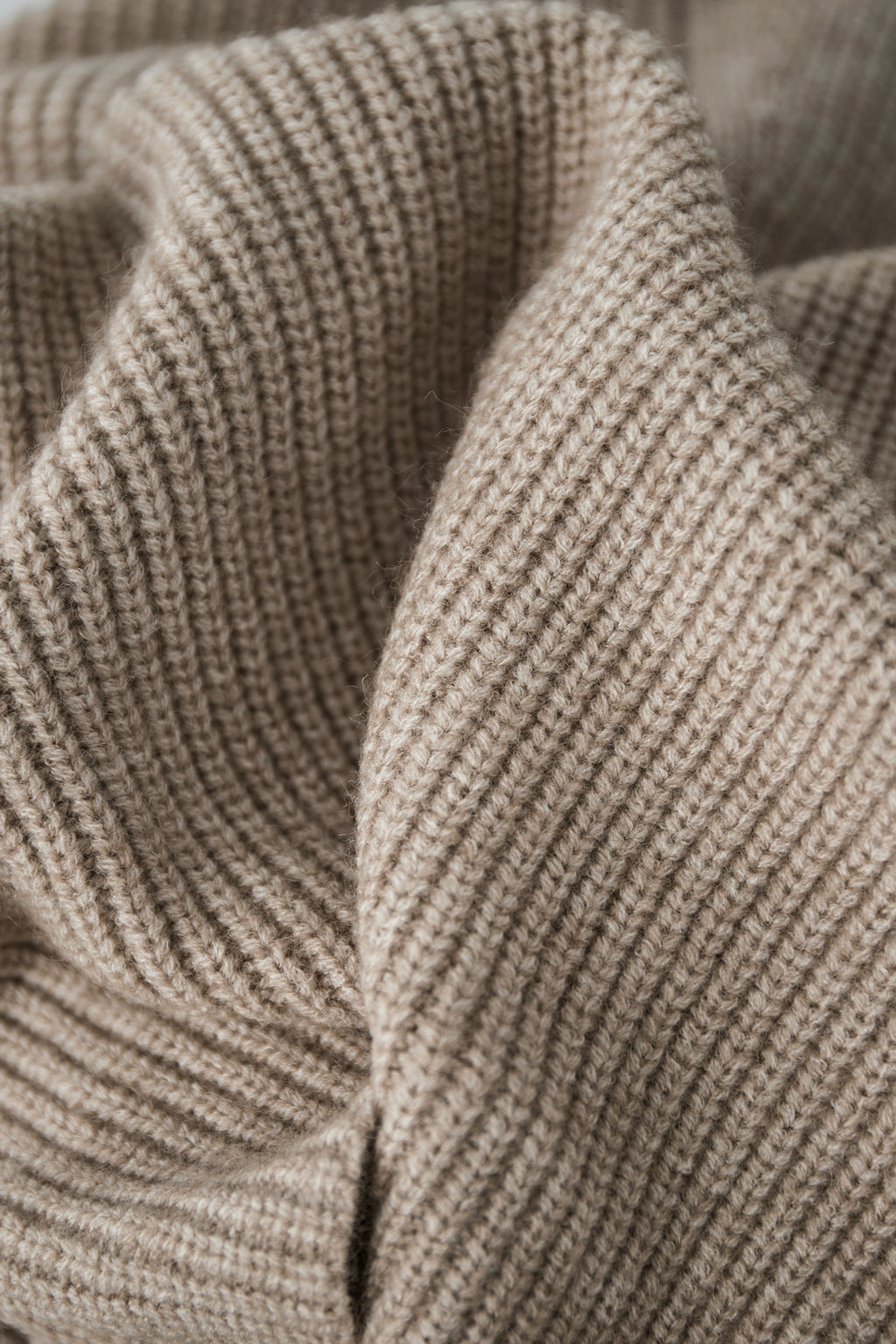 Neutral knit sweater