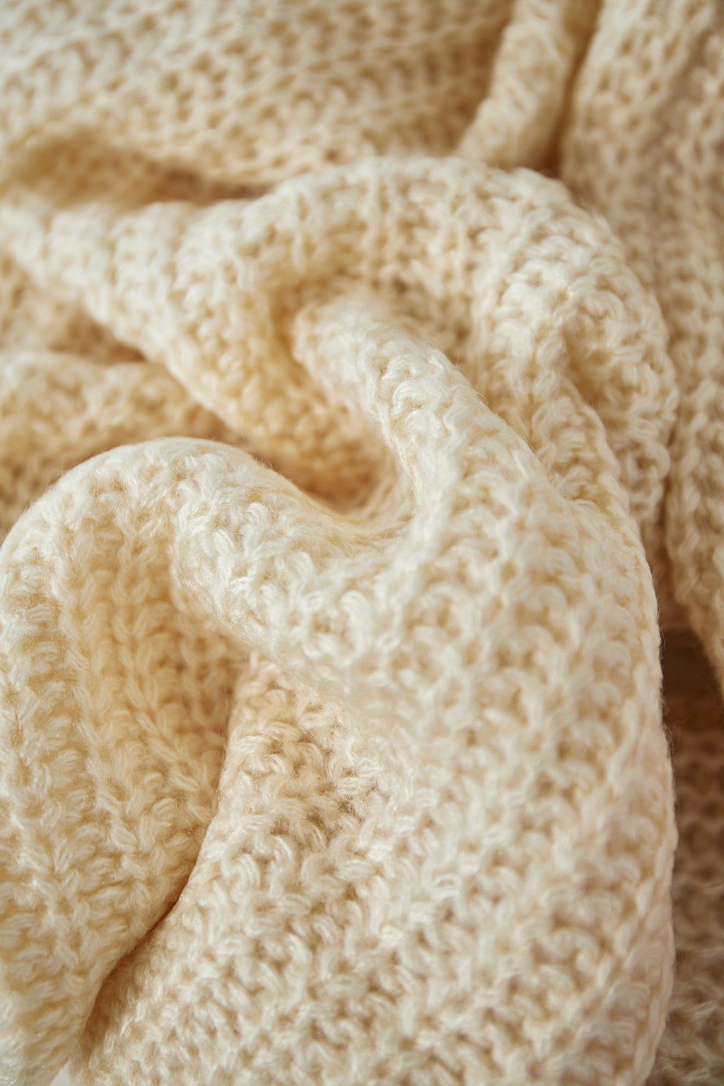 Knitted off-the-shoulder sweater