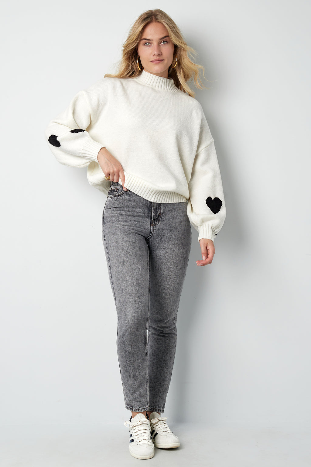 Comfort Heart Knit sweater
