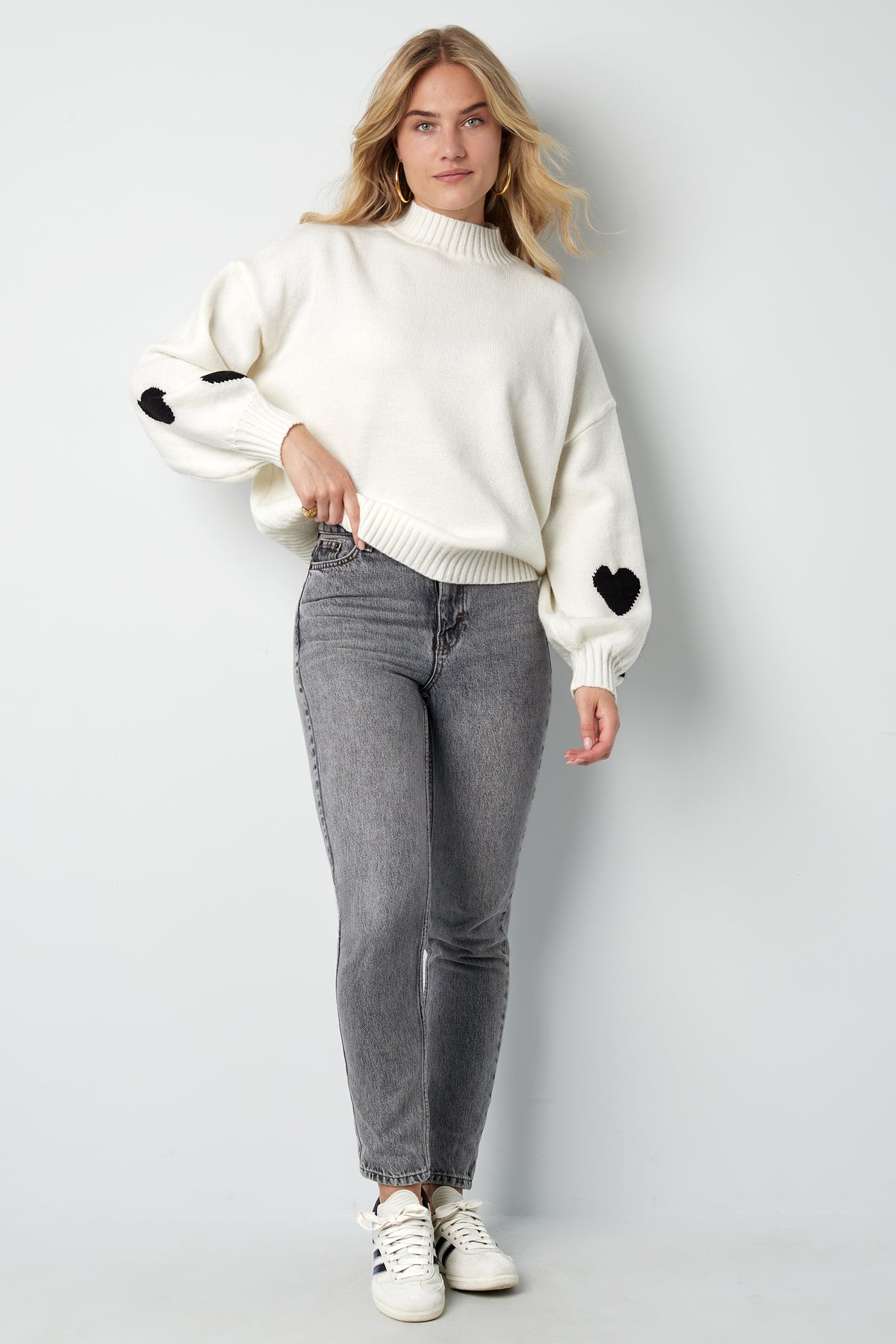 Comfort Heart Knit sweater