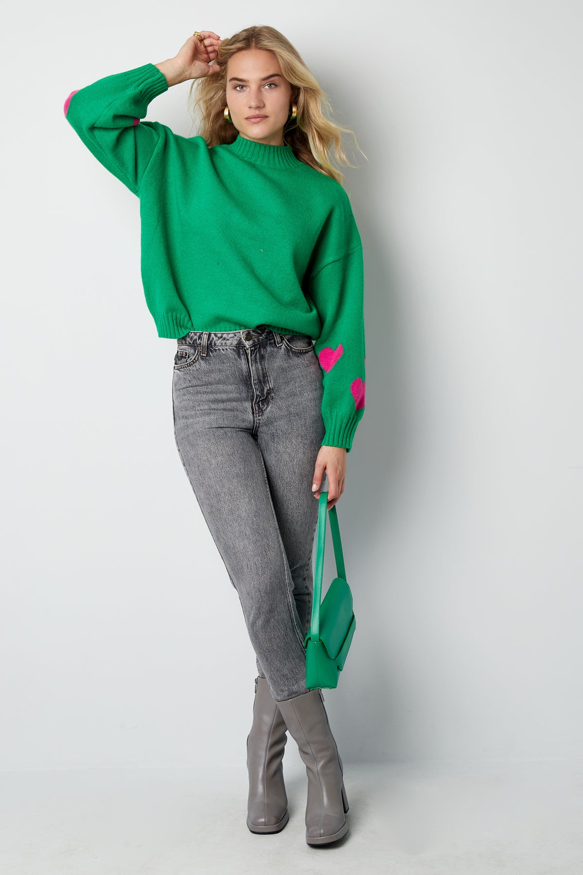 Comfort Heart Knit sweater