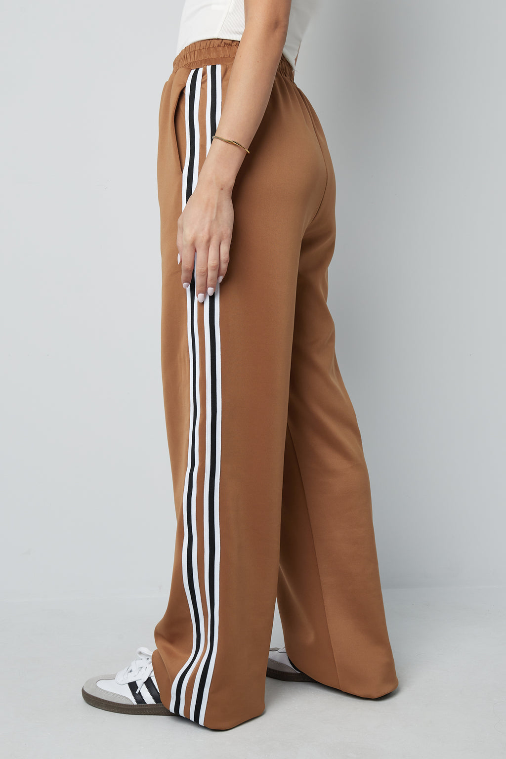 Striped must have pants - red S