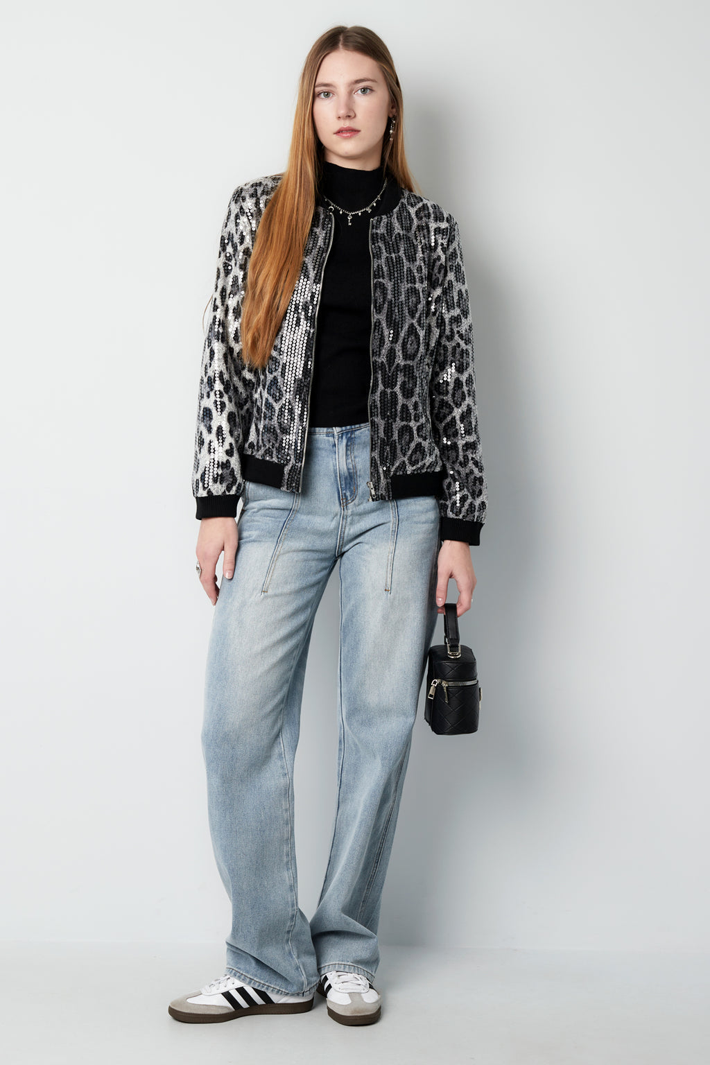 Glitter panther jacket