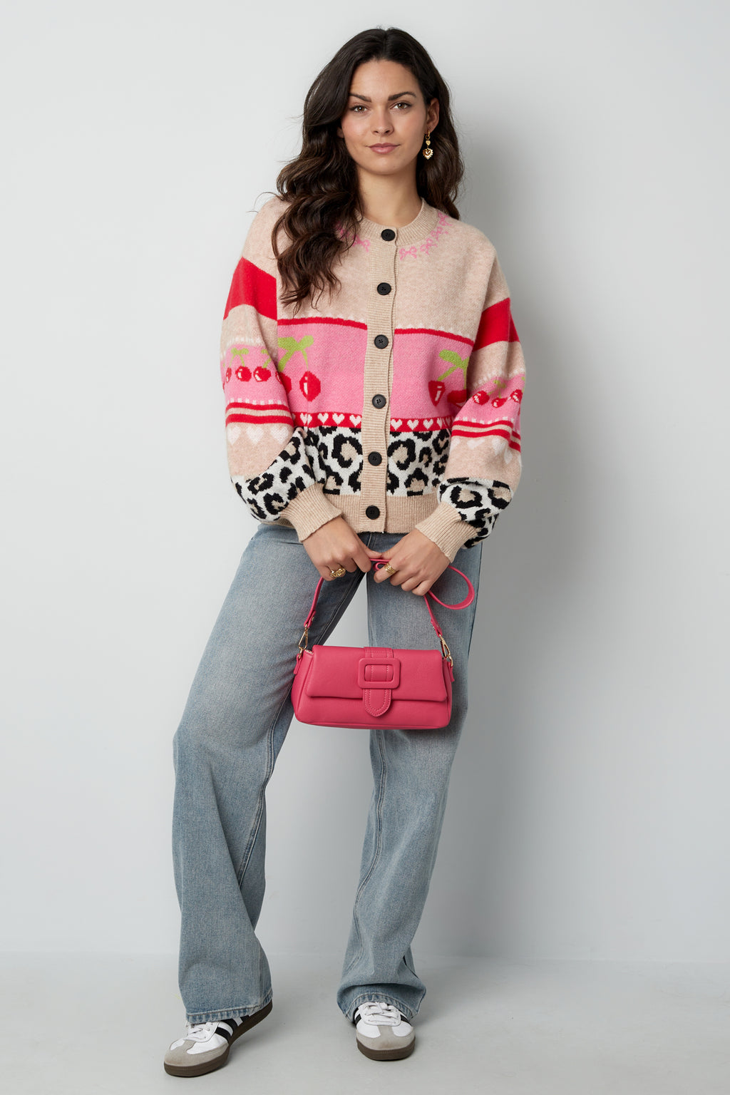 Vest cherry baby - Beige pink