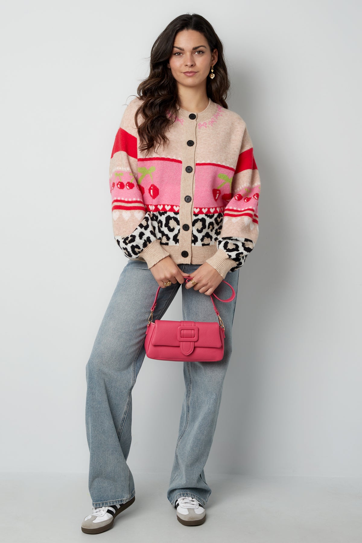 Vest cherry baby - Beige pink