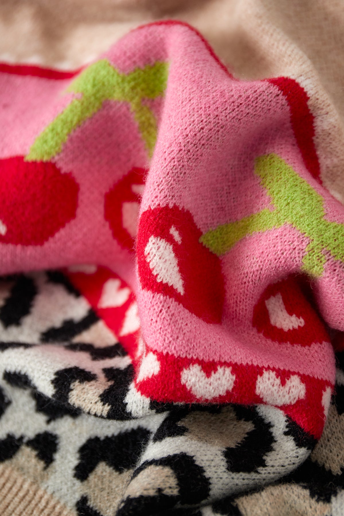 Vest cherry baby - Beige pink