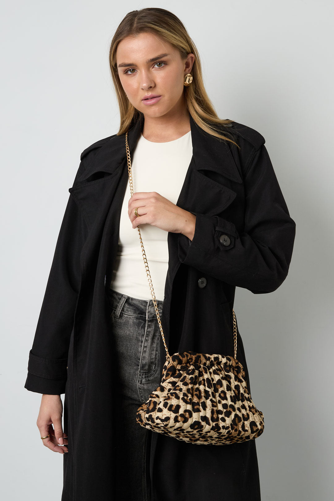Shoulder Bags Leopard Print Casual Cotton Daily Accessories