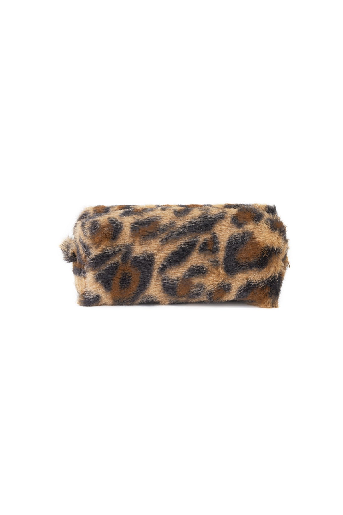 Leopard print makeup bag