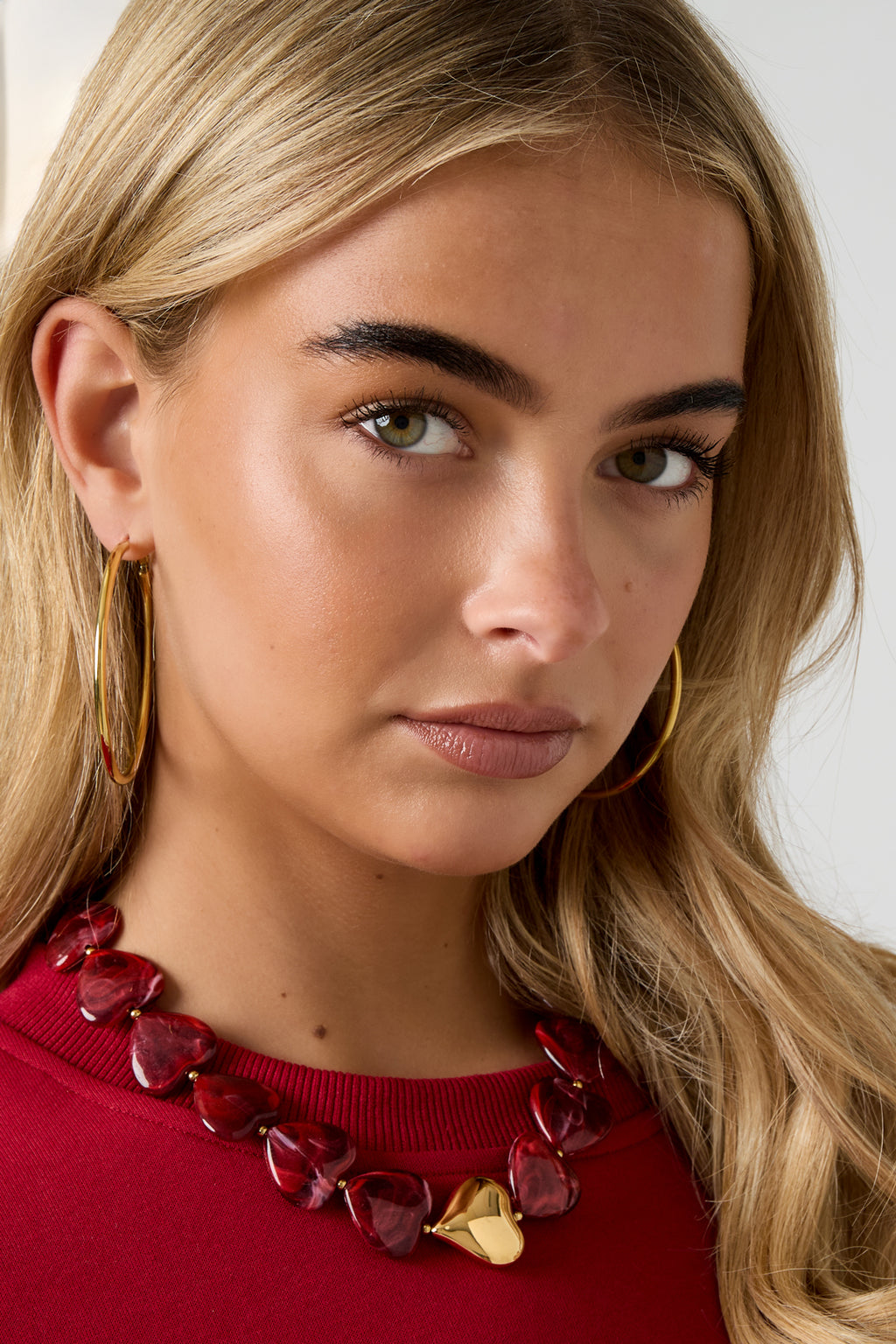 Acrylic Beaded Necklaces Heart Retro Daily Classic Series Women's jewelry