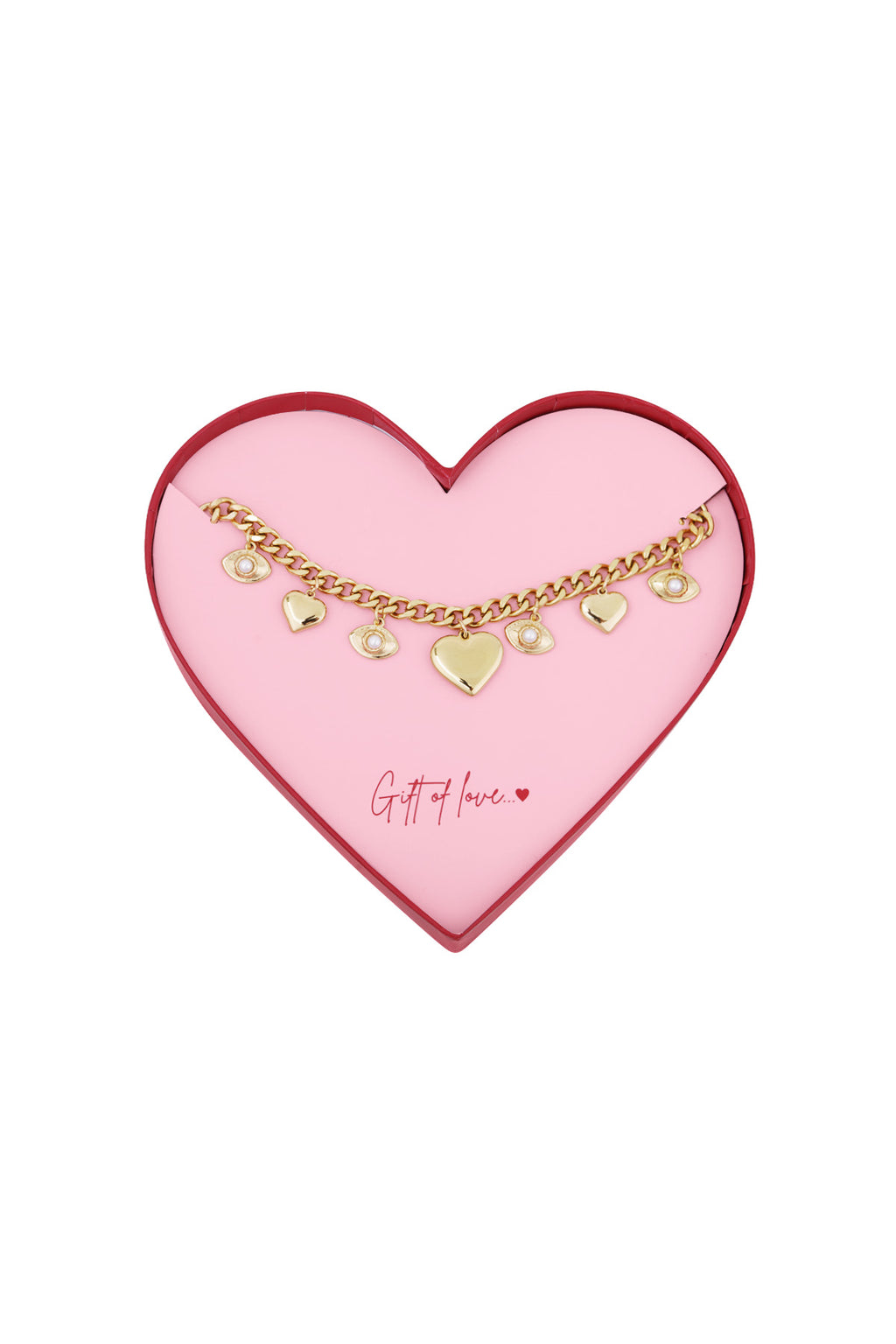 gift of love stainless steel eyes on you necklace