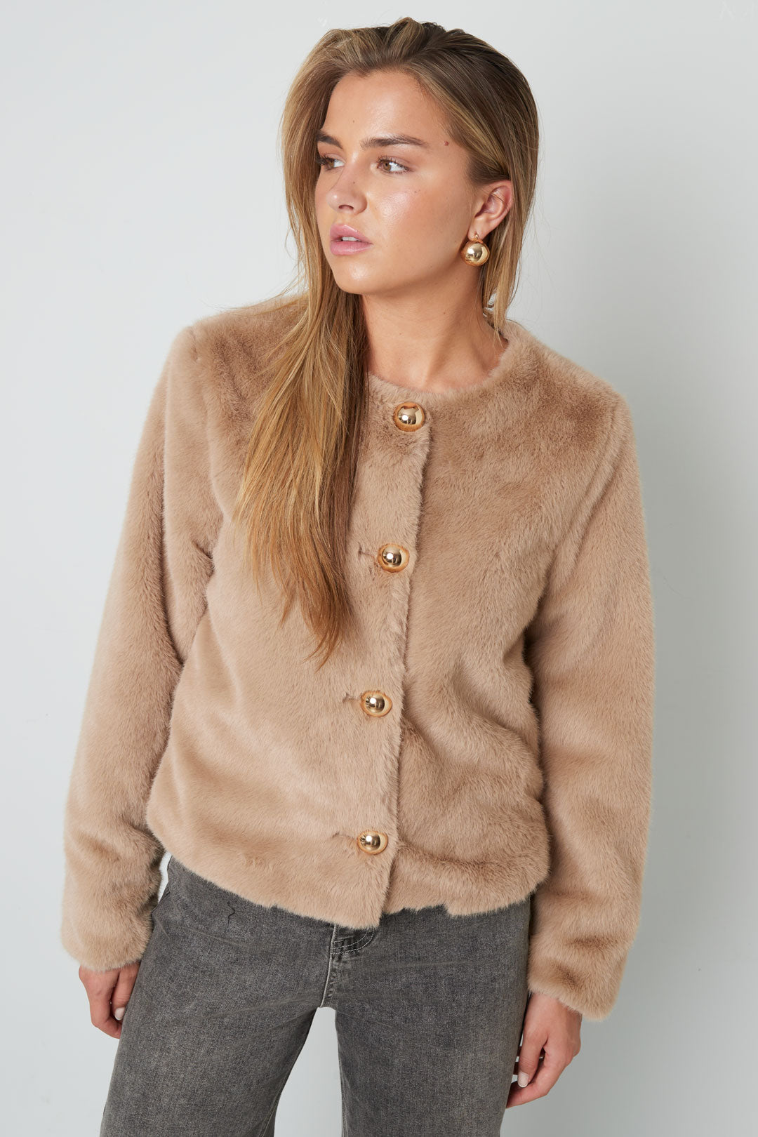 Faux Fur Jacket