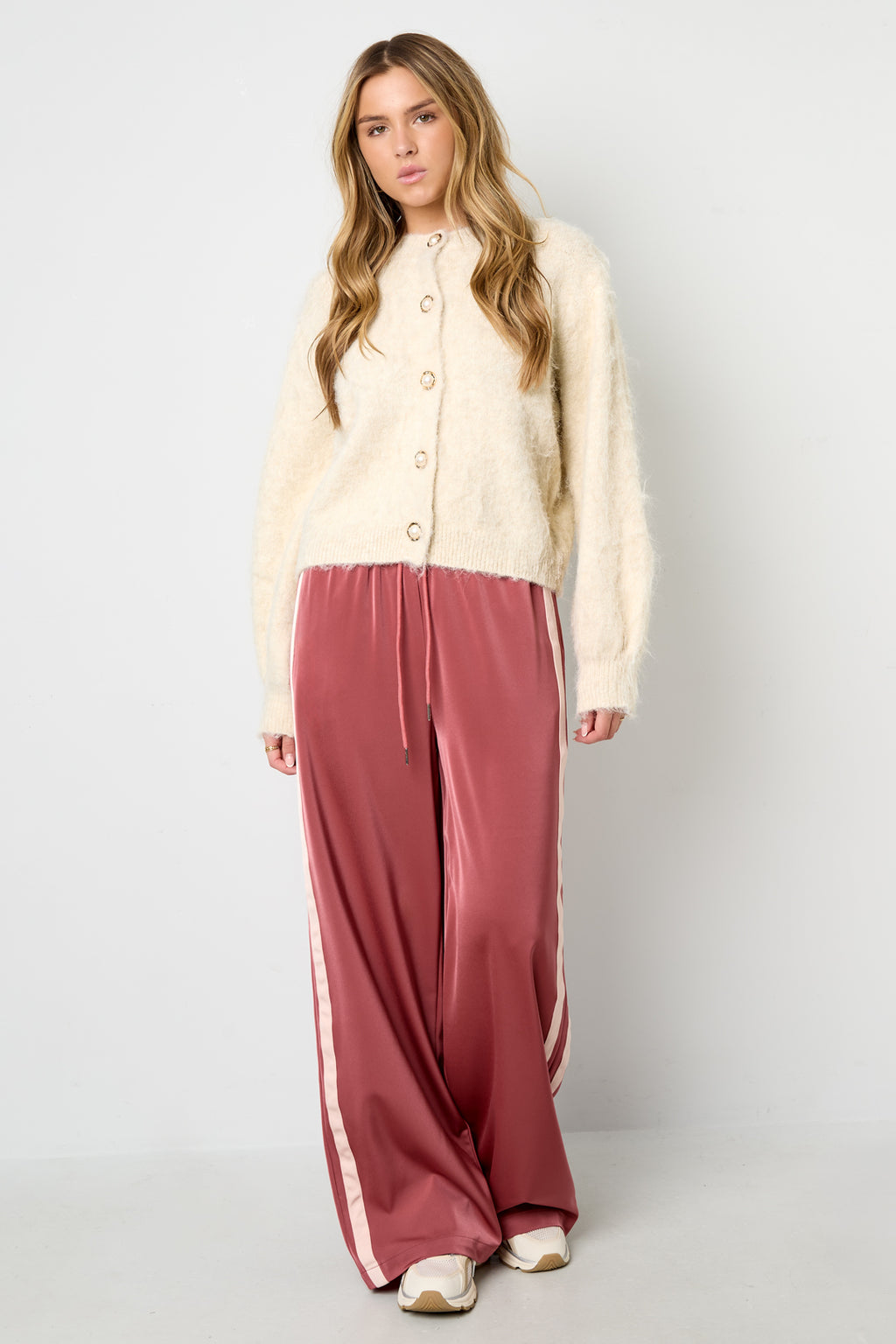 Satin Pants Stripe