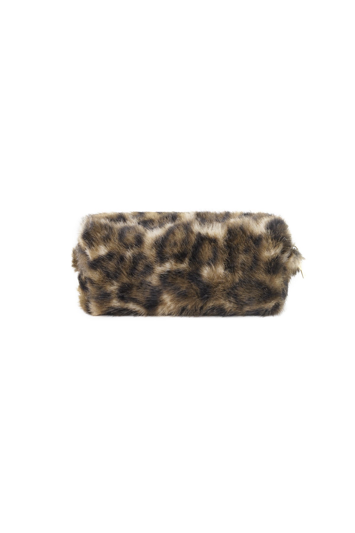 Leopard print makeup bag