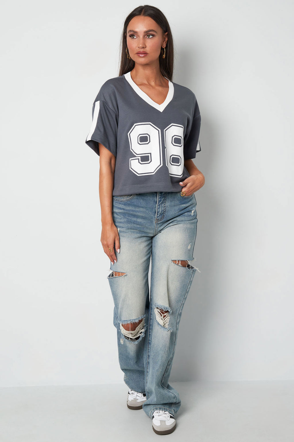 Cropped Football Shirt