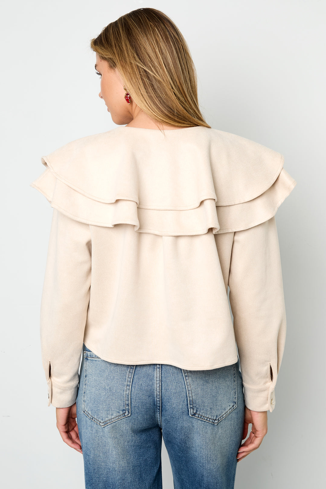 Layered Blouse Suede
