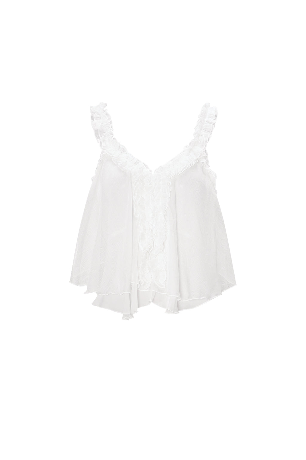 Dreamy ruffle top