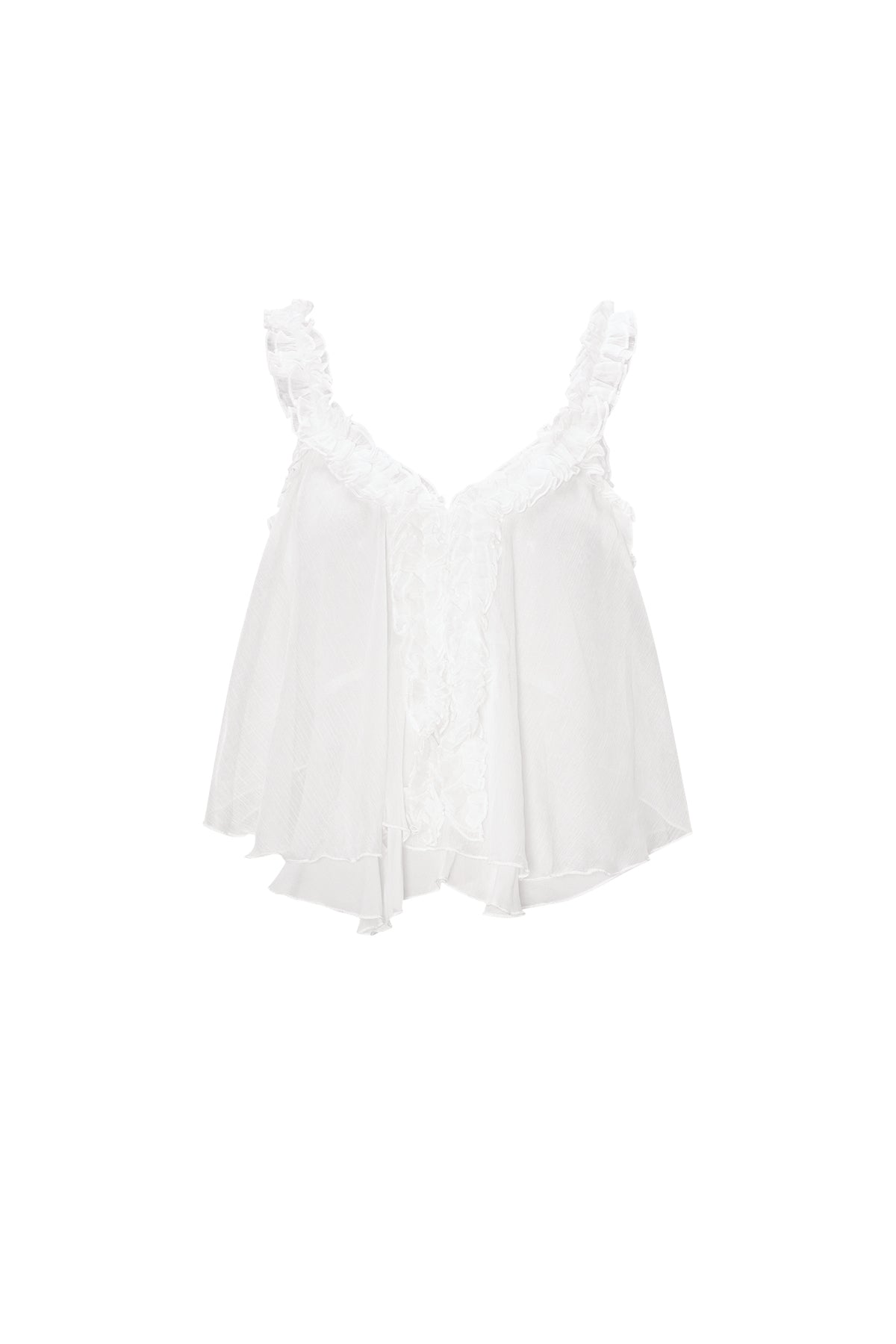 Dreamy ruffle top