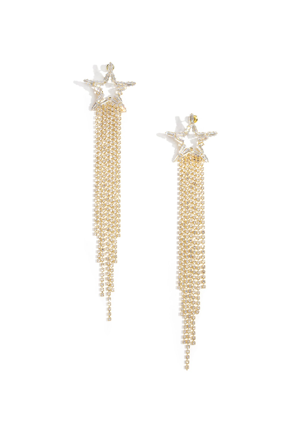 Copper Dangle Earrings Star Elegant Christmas Luxurious Series Women's jewelry