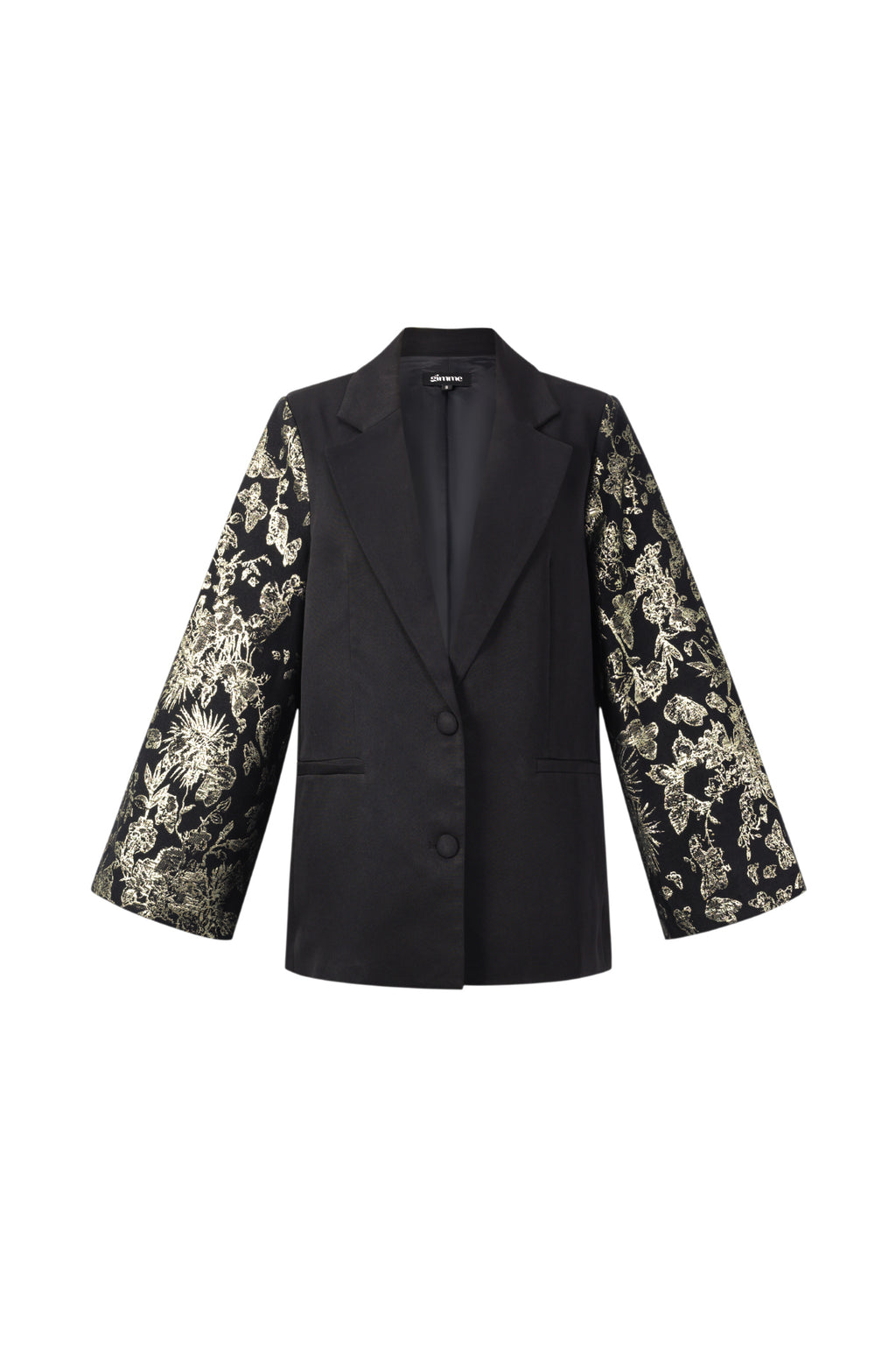 Festive Blazer Jacquard Sleeves