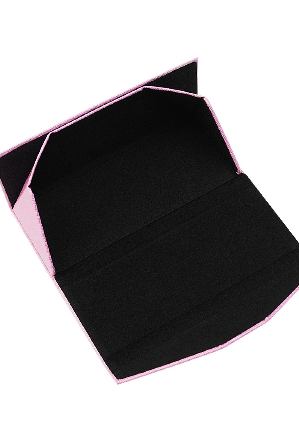 Foldable Triangular Sunglasses Case PU Leather