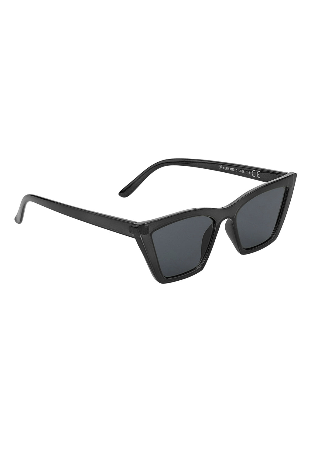 Monochrome cat eye sunglasses