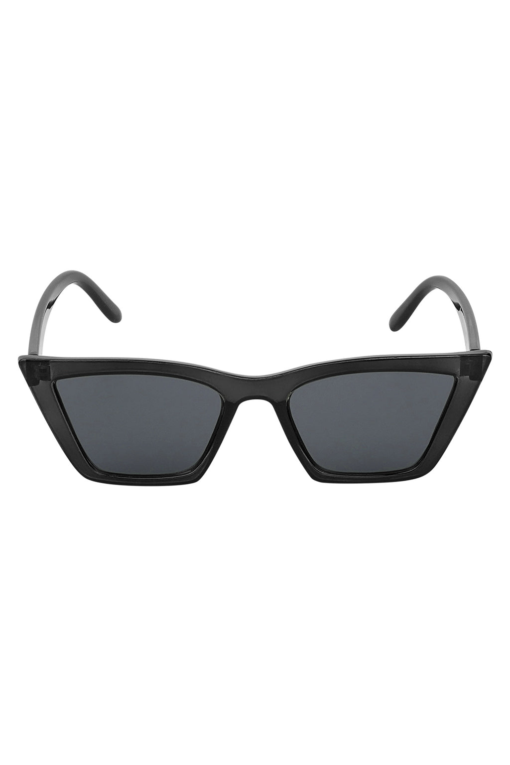 Monochrome cat eye sunglasses