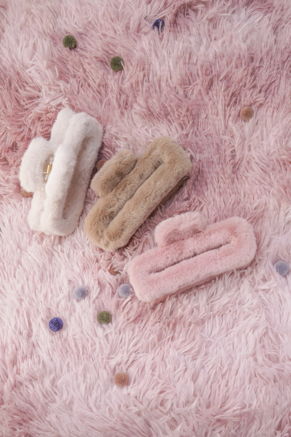 Hair clip fluffy straight