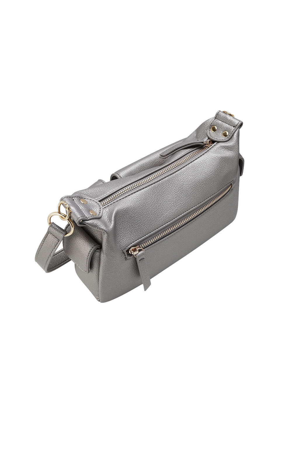 Statement bag with compartments - dark gray 
