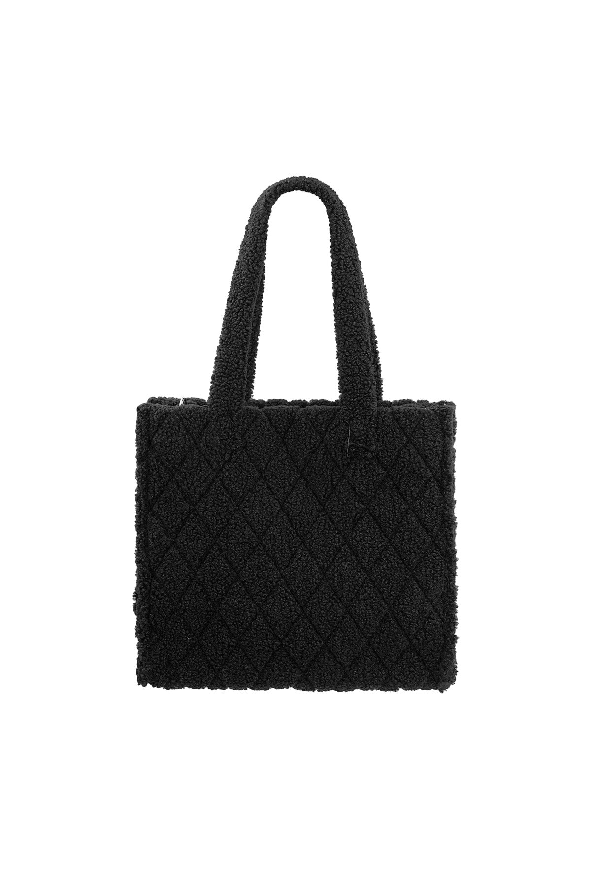 Fuzzy tote bag