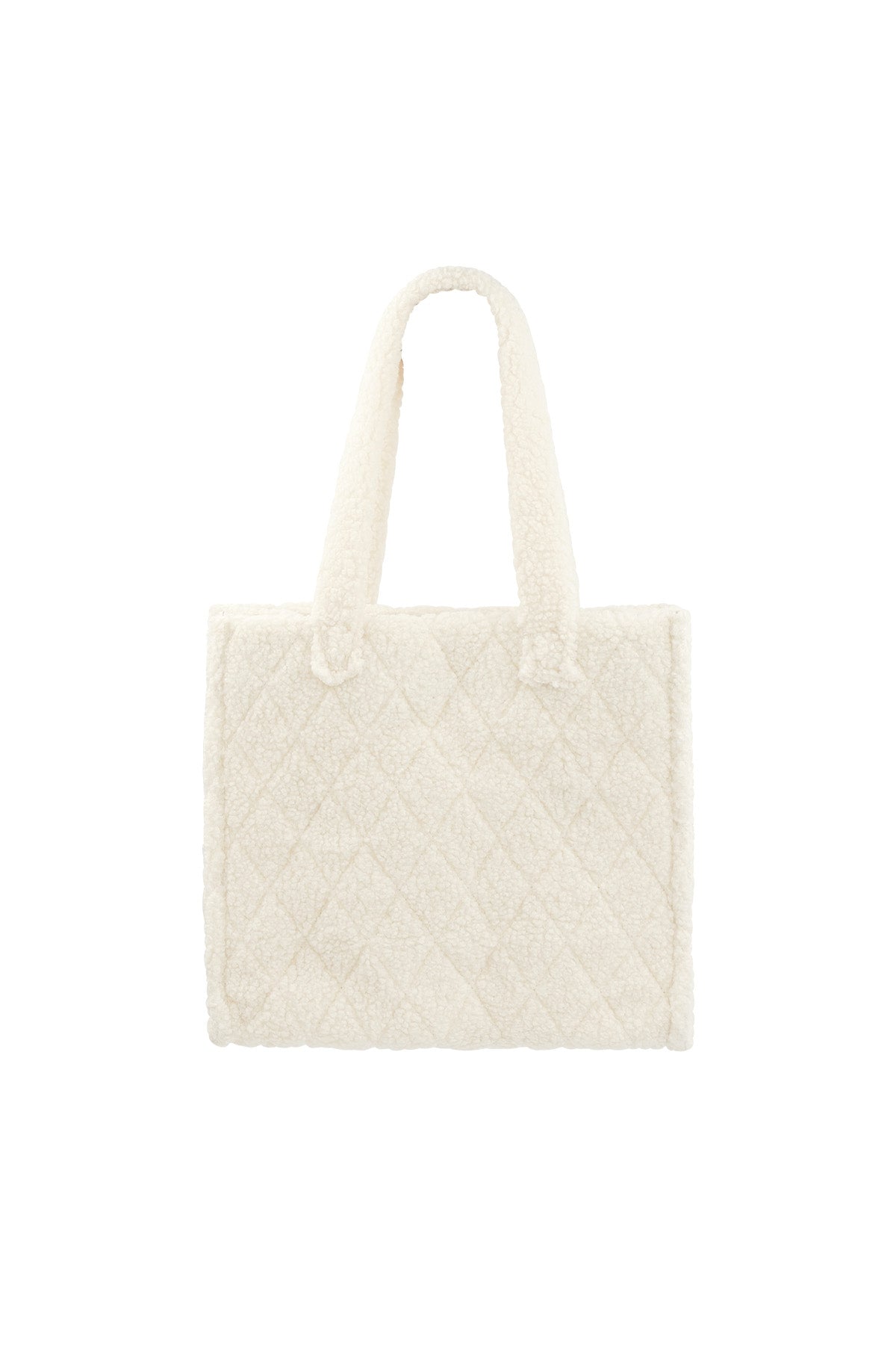 Fuzzy tote bag