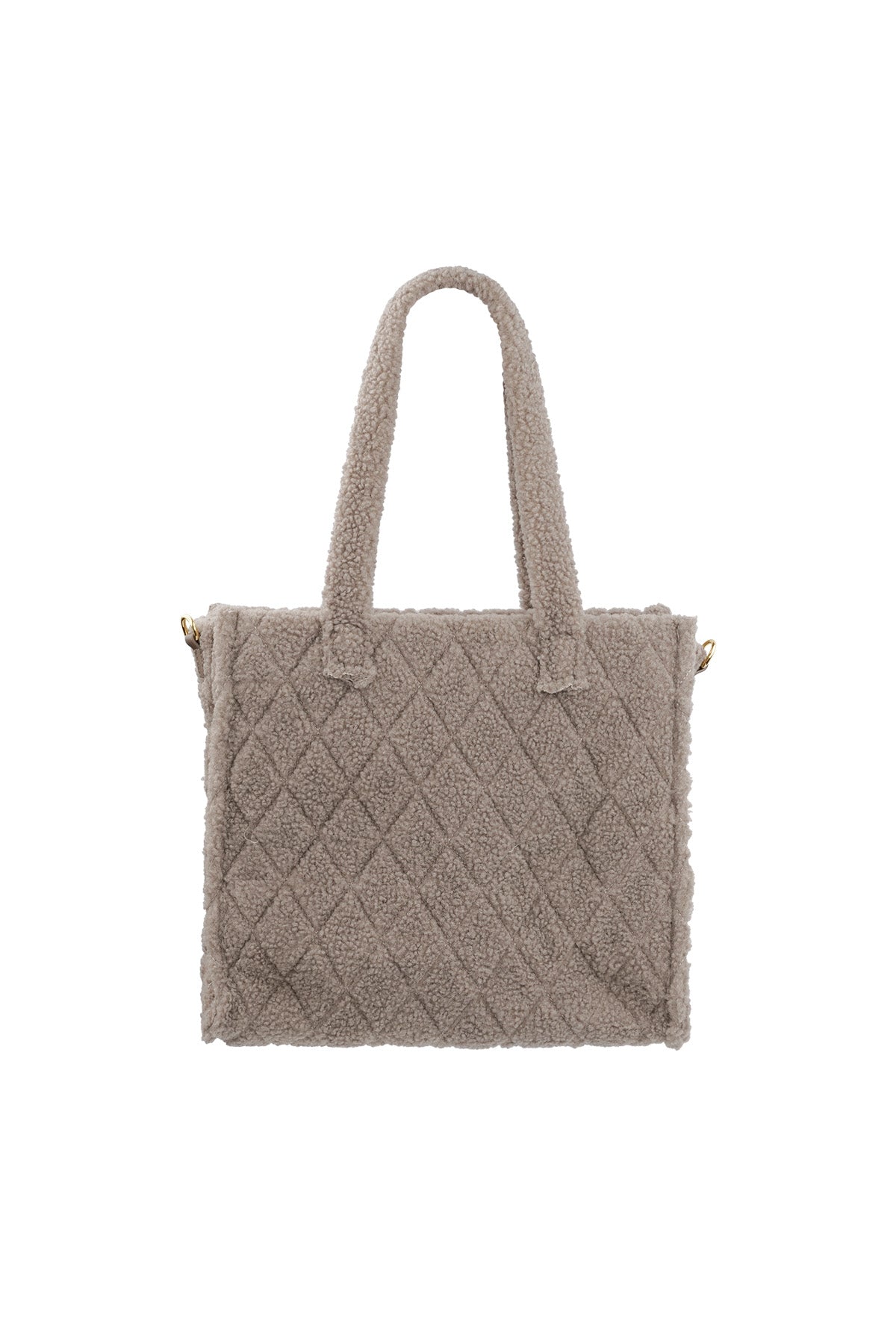 Fuzzy tote bag