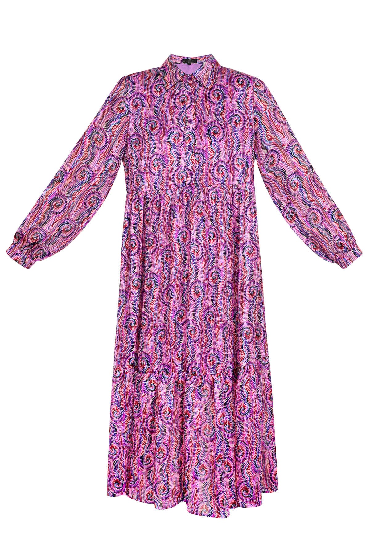 Dress paisley print pink multi