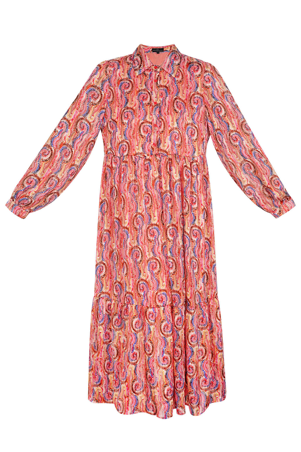 Dress paisley print pink multi