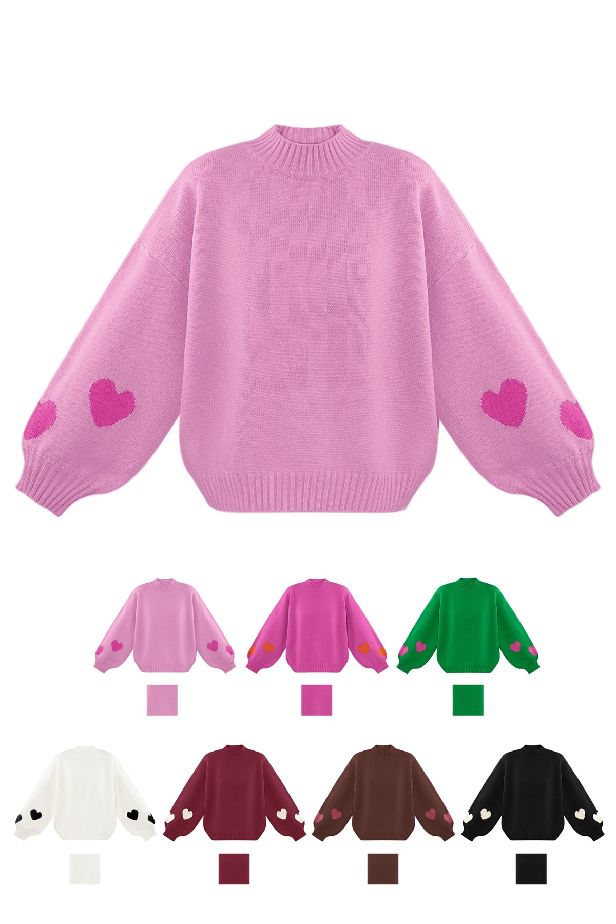 Comfort Heart Knit sweater