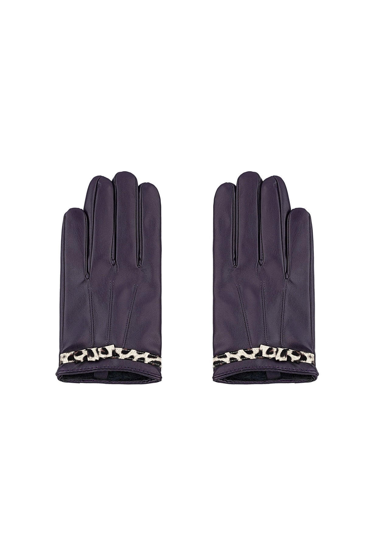 Gloves cosy leopard