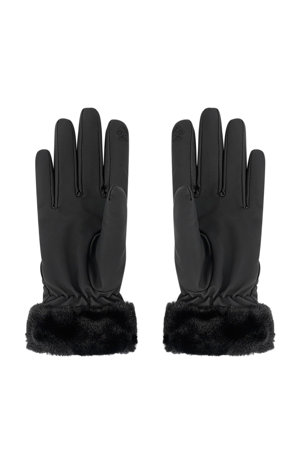 Furry gloves