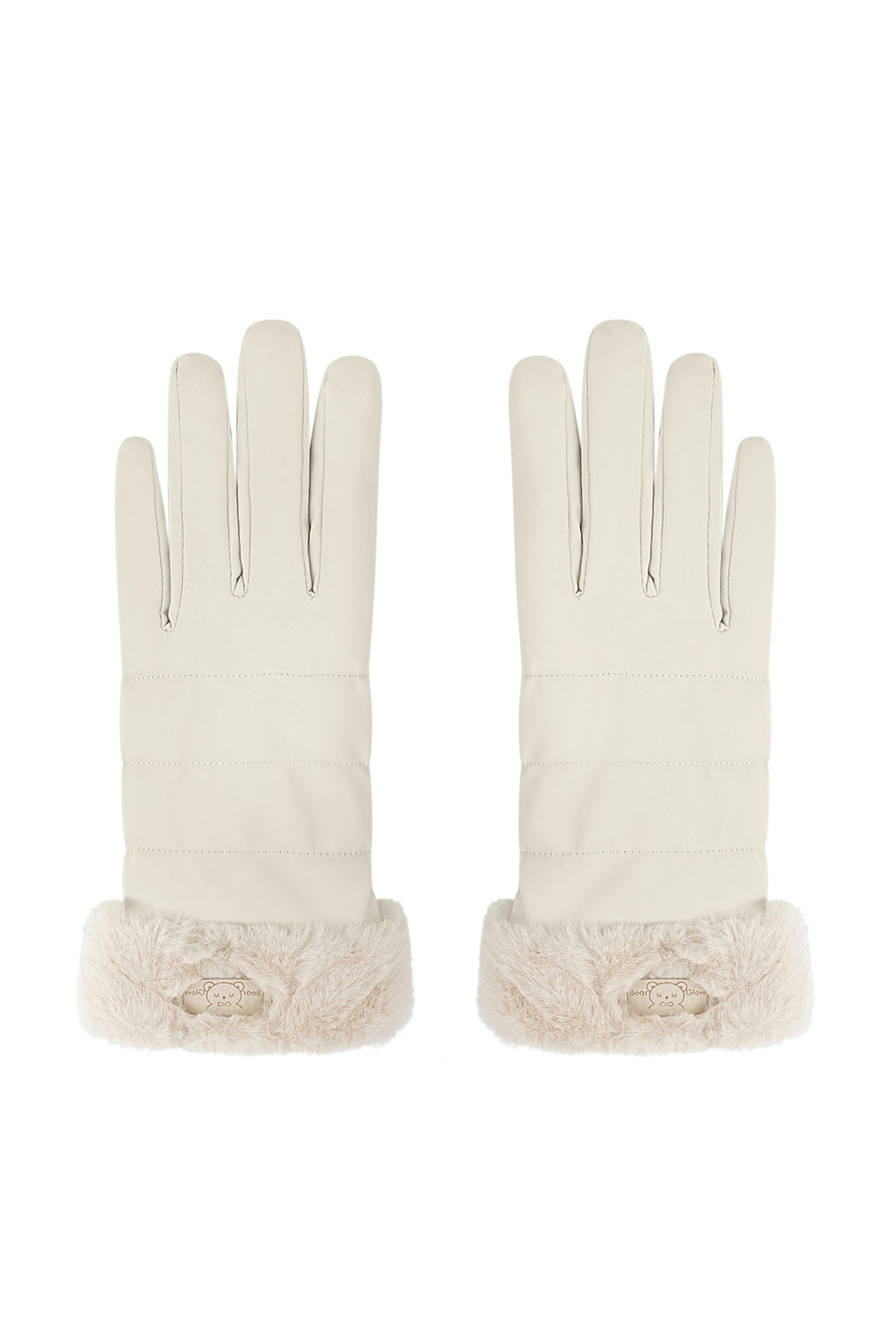 Furry gloves
