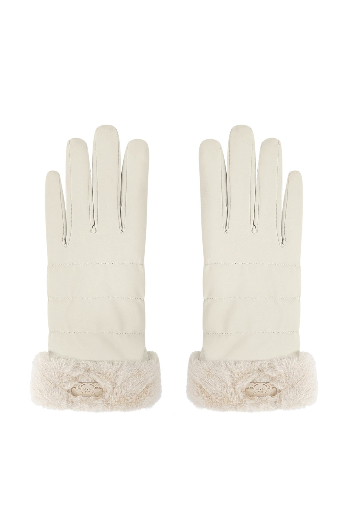 Furry gloves