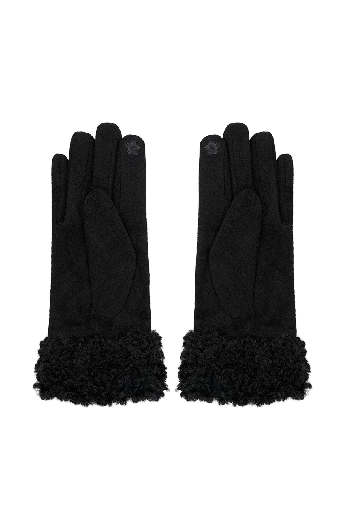 Fuzzy gloves