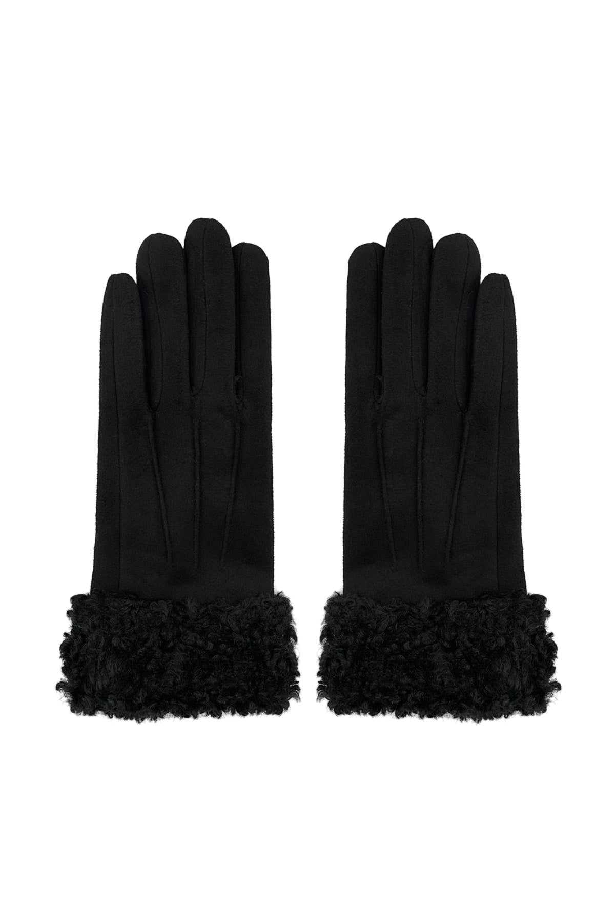 Fuzzy gloves