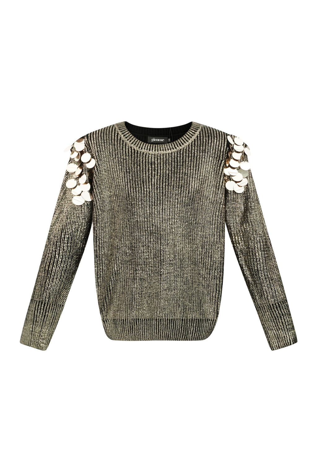 sequin sparkle sweater - black & 
