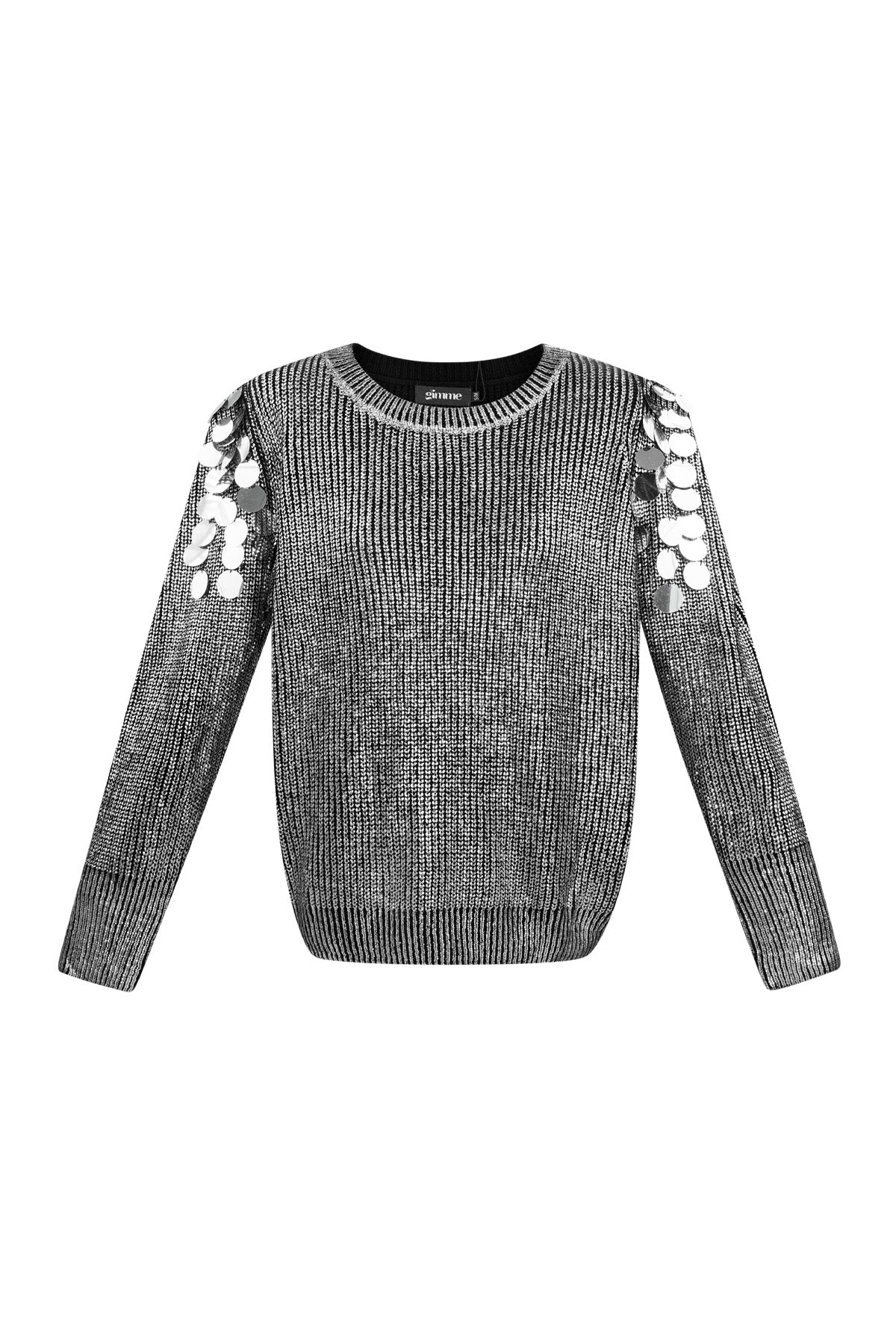 sequin sparkle sweater - black & 