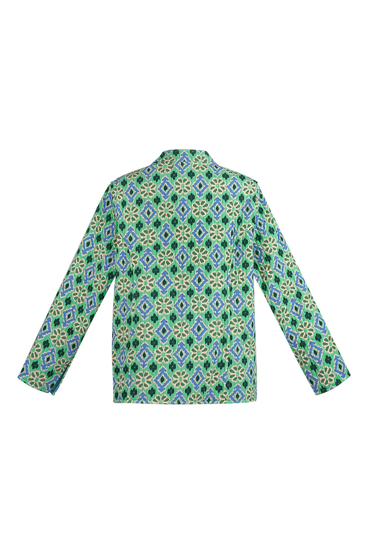 Jacket green print