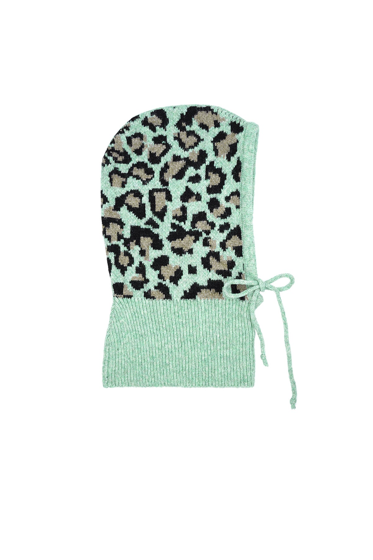 Leopard print balaclava