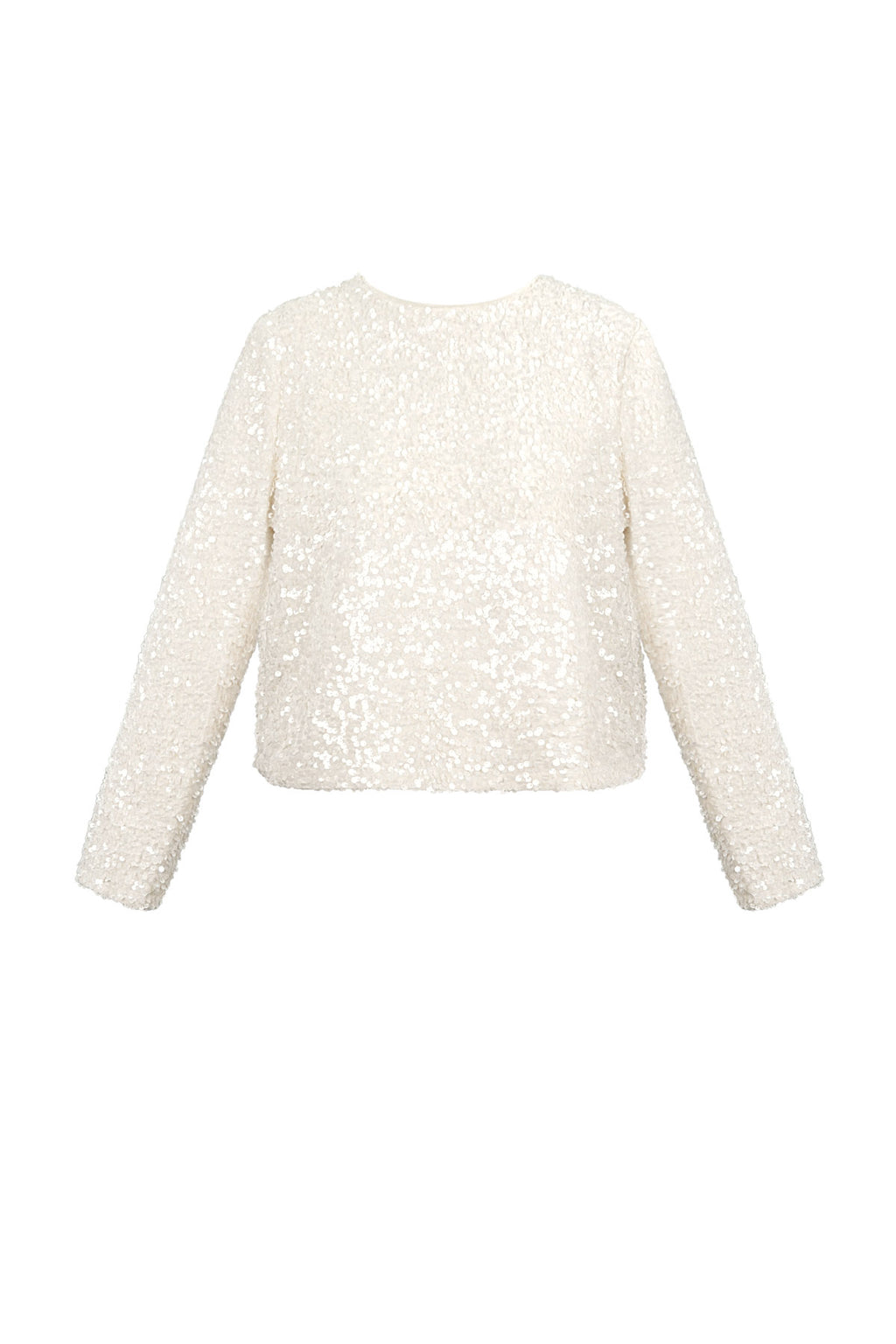 Party top with sequins