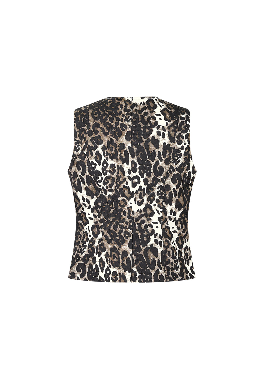 Leopard print vest
